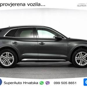 Audi Q5 50 TFSIe quattro S tronic 2xS line 299 KS, LED+ACC+ASIST+PDC+KUKA+NAVI