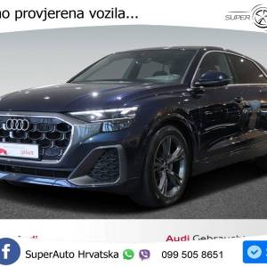Audi Q8 45 TDI quattro Aut. S line 231 KS, ZRAČ+ACC+360°+GR SJED+KEY+VIRT+LANE