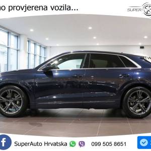 Audi Q8 45 TDI quattro Aut. S line 231 KS, ZRAČ+ACC+360°+GR SJED+KEY+VIRT+LANE