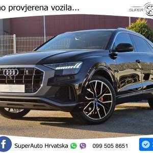 Audi Q8 50 TDI quattro Aut. S line 286 KS, REG 03/26 ZRAČNI+ACC+GR SJED+360+LED