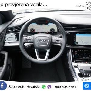 Audi Q8 50 TDI quattro Aut. S line 286 KS, ZRAČ+PANO+KAM+GR SJED+ACC+VIRT+LANE