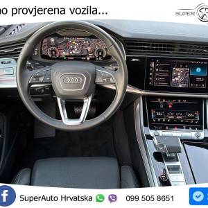 Audi Q8 50 TDI quattro Aut. S line 286 KS, ZRAČ+ACC+360°+GR SJED+KEY+VIRT+LANE