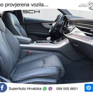 Audi Q8 50 TDI quattro Aut. S line 286 KS, ZRAČ+ACC+360°+GR SJED+KEY+VIRT+LANE
