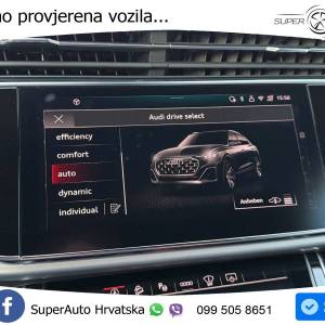 Audi Q8 50 TDI quattro Aut. S line 286 KS, ZRAČ+ACC+360°+GR SJED+KEY+VIRT+LANE