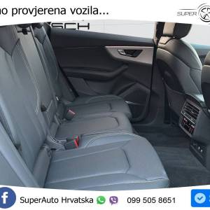 Audi Q8 50 TDI quattro Aut. S line 286 KS, ZRAČ+ACC+360°+GR SJED+KEY+VIRT+LANE