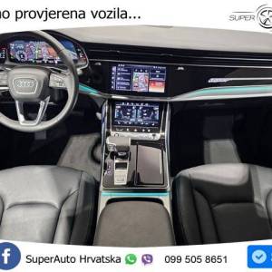 Audi Q8 50 TDI quattro Aut. S line 286 KS, ZRAČ+PANO+360°+GR SJED+KEY+VIRT+LANE