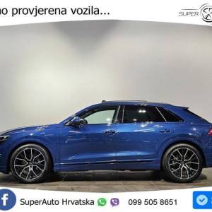 Audi Q8 50 TDI quattro Aut. S line 286 KS, ZRAČ+PANO+360°+GR SJED+KEY+VIRT+LANE