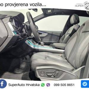 Audi Q8 50 TDI quattro Aut. S line 286 KS, ZRAČ+PANO+360°+GR SJED+KEY+VIRT+LANE