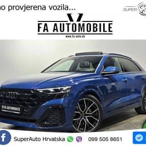 Audi Q8 50 TDI quattro Aut. S line 286 KS, ZRAČ+PANO+360°+GR SJED+KEY+VIRT+LANE