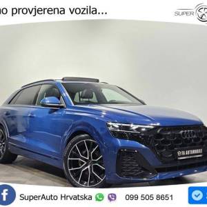 Audi Q8 50 TDI quattro Aut. S line 286 KS, ZRAČ+PANO+360°+GR SJED+KEY+VIRT+LANE