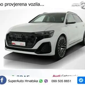 Audi Q8 50 TDI quattro Aut. S line 286 KS, ZRAČ+PANO+KAM+GR SJED+KEY+VIRT+LANE