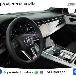 Audi Q8 50 TDI quattro Aut. S line, ZRAČ+PANO+KAM+GR SJED+ACC+KEY+LANE
