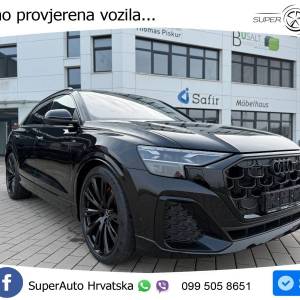 Audi Q8 50 TDI quattro Aut. S line 286 KS, ZRAČ+PANO+360°+GR SJED+ACC+KEY+VIRT