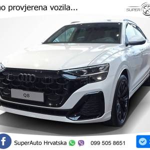 Audi Q8 50 TDI quattro Aut. S line 286 KS, ZRAČ+PANO+360+GR SJED+ACC+KEY+VIRT