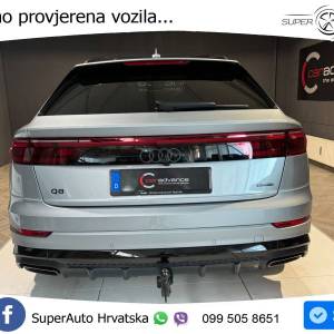 Audi Q8 50 TDI quattro Aut. 286 KS, ZRAČ+PANO+360°+GR SJED+ACC+KEY+VIRT+LANE