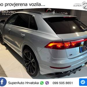 Audi Q8 50 TDI quattro Aut. 286 KS, ZRAČ+PANO+360°+GR SJED+ACC+KEY+VIRT+LANE