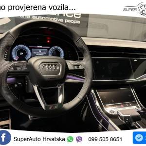 Audi Q8 50 TDI quattro Aut. 286 KS, ZRAČ+PANO+360°+GR SJED+ACC+KEY+VIRT+LANE