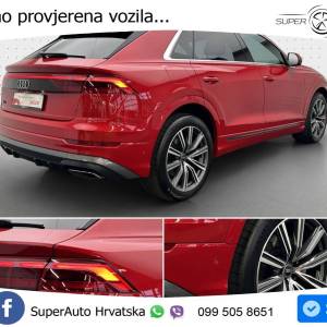 Audi Q8 50 TDI quattro Aut. S line 286 KS, ZRAČ+PANO+360°+GR SJED+ACC+KEY+VIRT