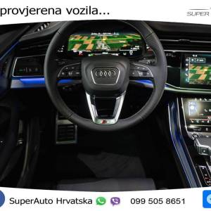 Audi Q8 50 TDI quattro Aut. S-Line 286 KS, ZRAČ+PANO+360°+GR SJED+ACC+KEY+VIRT