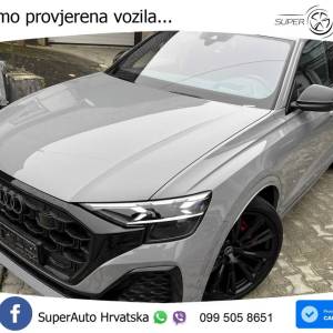 Audi Q8 50 TDI quattro Aut. S line 286 KS, ZRAČ+PANO+360°+GR SJED+ACC+KEY+VIRT
