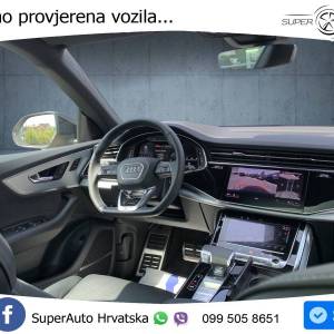 Audi Q8 50 TDI quattro Aut. S line 286 KS, ZRAČ+PANO+360°+GR SJED+KEY+VIRT+LANE