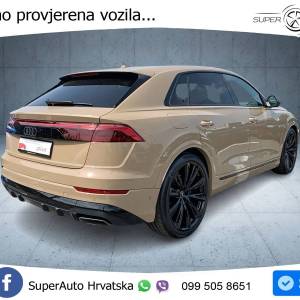 Audi Q8 50 TDI quattro Aut. S line 286 KS, ZRAČ+PANO+360°+GR SJED+KEY+VIRT+LANE