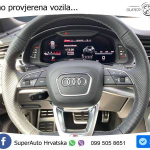 Audi Q8 50 TDI quattro Aut. S line 286 KS, ZRAČ+PANO+360°+GR SJED+KEY+VIRT+LANE