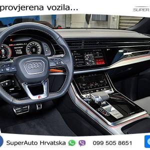 Audi Q8 50 TDI quattro Aut. S line 286 KS, ZRAČ+PANO+KAM+GR SJED+KEY+LED+LANE