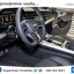 Audi Q8 50 TDI quattro Aut. S line 286 KS, ZRAČ+PANO+KAM+GR SJED+KEY+LED+LANE