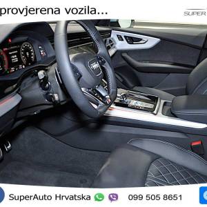 Audi Q8 50 TDI quattro Aut. S line 286 KS, ZRAČ+PANO+KAM+GR SJED+KEY+LED+LANE