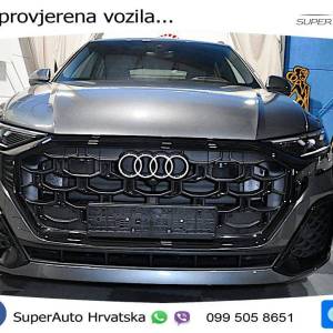 Audi Q8 50 TDI quattro Aut. S line 286 KS, ZRAČ+PANO+KAM+GR SJED+KEY+LED+LANE