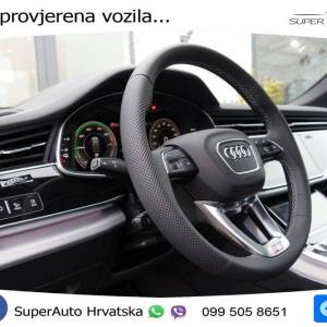 Audi Q8 55 TFSIe quattro Aut. S line 394 KS, ACC+PANO+360°+GR SJED+KEY+VIRT+LANE