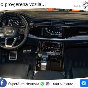 Audi Q8 55 TFSIe quattro Aut. S line 394 KS, ZRAČNI+PANO+360°+GR SJED+VIRT+LANE