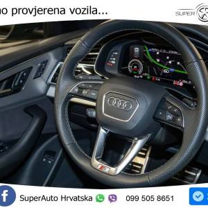 Audi Q8 55 TFSIe quattro Aut. S line 394 KS, ZRAČNI+PANO+360°+GR SJED+VIRT+LANE