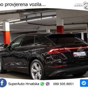 Audi Q8 55 TFSIe quattro Aut. S line 394 KS, ZRAČNI+PANO+360°+GR SJED+VIRT+LANE