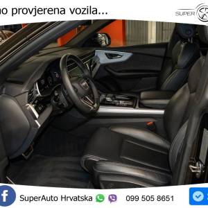 Audi Q8 55 TFSIe quattro Aut. S line 394 KS, ZRAČNI+PANO+360°+GR SJED+VIRT+LANE