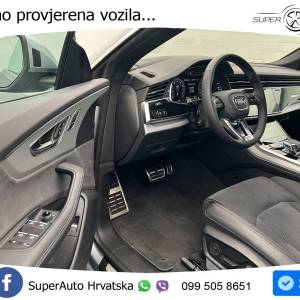 Audi Q8 55 TFSIe quattro Aut. S line 394 KS, ZRAČNI+ACC+360°+GR SJED+KEY+VIRT