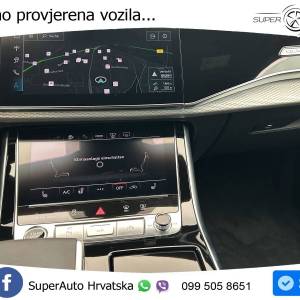 Audi Q8 55 TFSIe quattro Aut. S line 394 KS, ZRAČNI+ACC+360°+GR SJED+KEY+VIRT