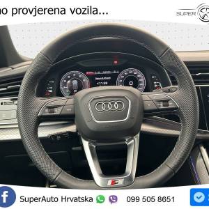 Audi Q8 55 TFSIe quattro Aut. S line 394 KS, ZRAČNI+ACC+360°+GR SJED+KEY+VIRT