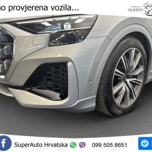 Audi Q8 55 TFSIe quattro Aut. S line 394 KS, ZRAČNI+ACC+360°+GR SJED+KEY+VIRT