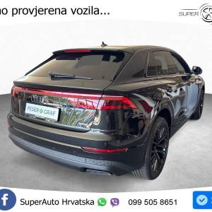 Audi Q8 55 TFSIe quattro Aut. S line 290 KS, ACC+KAM+KEY+GR SJED+VIRT+LANE