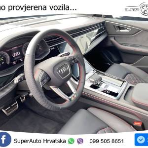 Audi Q8 60 TFSIe quattro Aut. 489 KS, ZRAČNI+ACC+PANO+GR SJED+KEY+VIRT+LANE