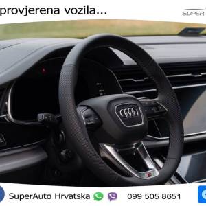 Audi Q8 60 TFSIe quattro Aut. S line 489 KS, ZRAČNI+PANO+360°+GR SJED+KEY+VIRT