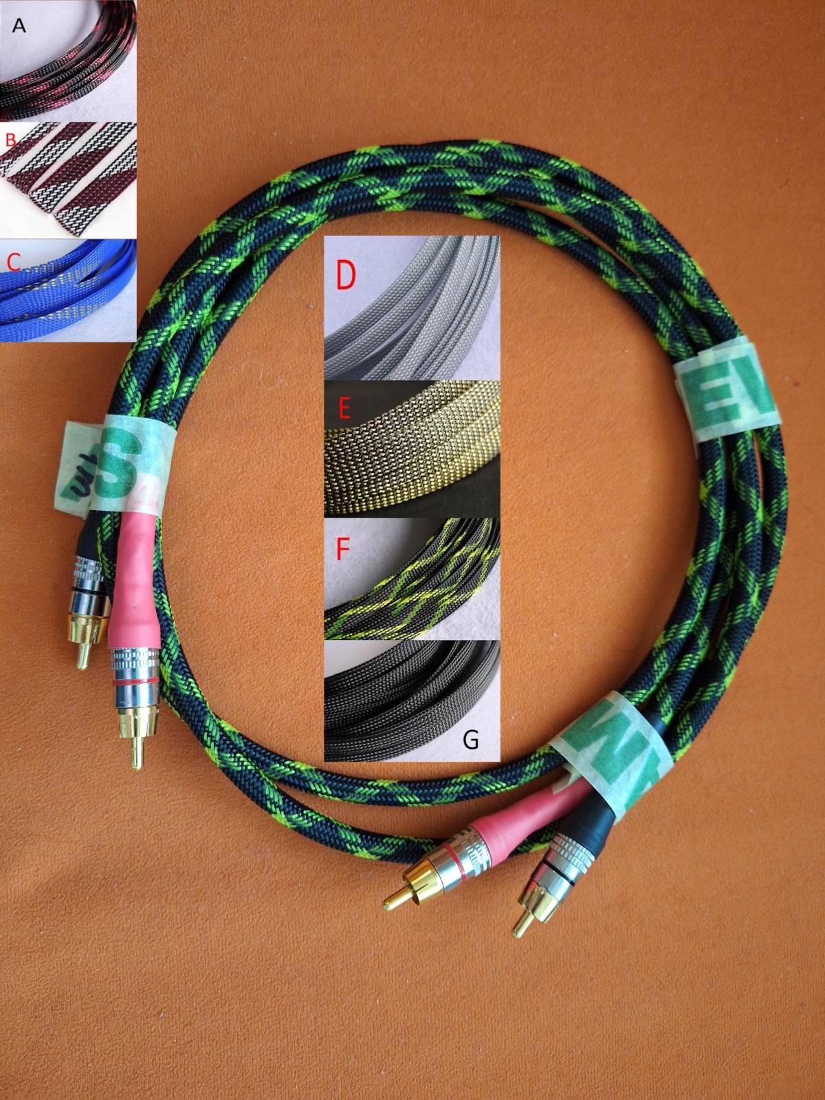 Audiofilski DIY interkonek kabel MOGAMI 2582, L=1F m (novo)