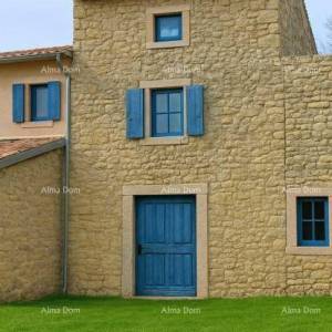 Autentična, istarska kamena kuća, s pogledom na more – Buje!