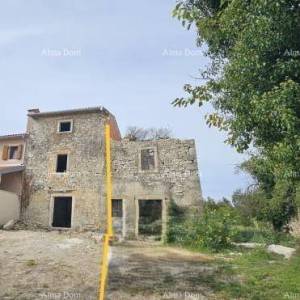 Autentična, istarska kamena kuća, s pogledom na more – Buje!