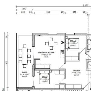 Banjole! Trosoban stan u novogradnji!  5 minuta do mora i Marine.