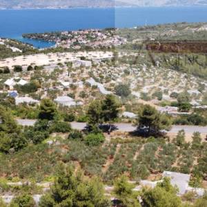 Brač Stražišće 1900 m2 poljoprivredno zemljište Splitska