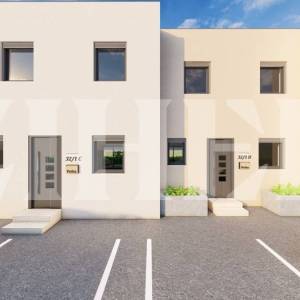 BREZOVICA, PRODAJA, 12  KUĆA U NIZU, 89 M2 +  PM + VRT, NOVOGRADNJA