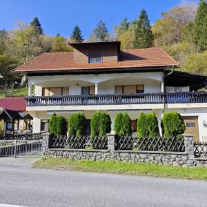 Brod na Kupi - Dvije kuće s uređenom okućnicom